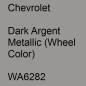 Preview: Chevrolet, Dark Argent Metallic (Wheel Color), WA6282.